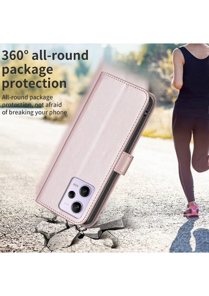 Xiaomi Redmi Için Note 12 Pro 5g/12 Pro Speed ​​5g/poco X5 Pro 5g Deri Telefon Kılıfı BF17 Stand Cüzdan Kapak Golü (Yurt Dışından)