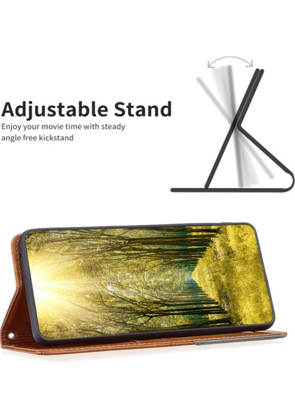 Xiaomi Için Redmi Note 12S 4g Birleştirme Stili Telefon Kılıfı Baskılı Hat Stand Kartı Tutucu Deri Derecik Sarı (Yurt Dışından)