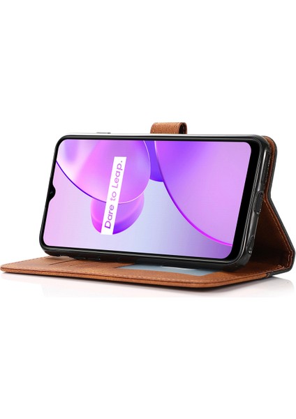 Xiaomi Için Poco X5 Pro 5g/redmi Note 12 Pro Speed ​​5g/12 Pro 5g Anti-Drop Stand Kılıfı Ekleme Pu Deri Cüzdan Telefon Kapak Black/brown (Yurt Dışından) modelleri