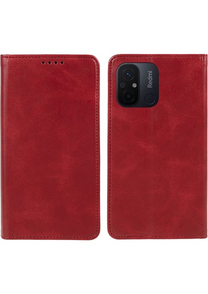Xiaomi Redmi Için 12C 4g Pu Deri Cüzdan Kapağı Buzağı Dokusu Katlama Stand Telefon Kılıfı (Yurt Dışından) fiyatları