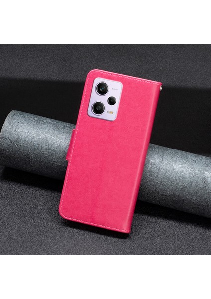 Xiaomi Redmi Için Şok Geçirmez Kılıf Not 12 Pro 5g/note 12 Pro Hız 5g/poco X5 Pro 5g Pu Deri Kapak Kelebek Basılı Cüzdan Telefon Kılıfı Strap-Rose (Yurt Dışından) indirimleri