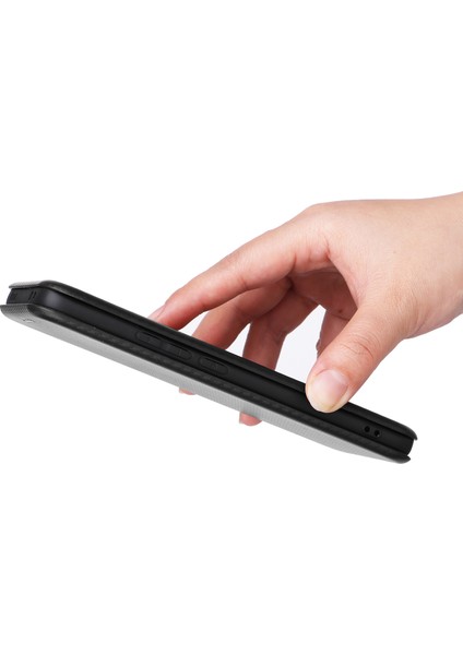 Xiaomi Poco F5 Pro 5g/redmi K60 Pro 5G/K60 5g Kart Pu Deri Manyetik Obsored Stand Karbon Fiber Doku Telefon Kapak Black Için Telefon Kılıfı (Yurt Dışından) indirimleri