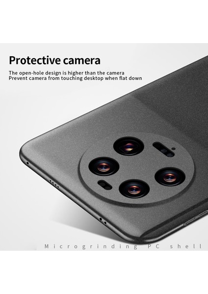 Xiaomi 13 Ultra Telefon Kılıfı Için Kalkan Mat Serisi Ultra Soğuk Cilt Anti-Çizelge Sert Pc Kapak-Blue (Yurt Dışından)