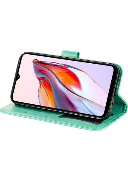 Xiaomi Redmi Için 12C 4G/11A 4g Telefon Kapağı Çiçek Baskı Deri Stand Cüzdan Kılıfı (Yurt Dışından) modelleri