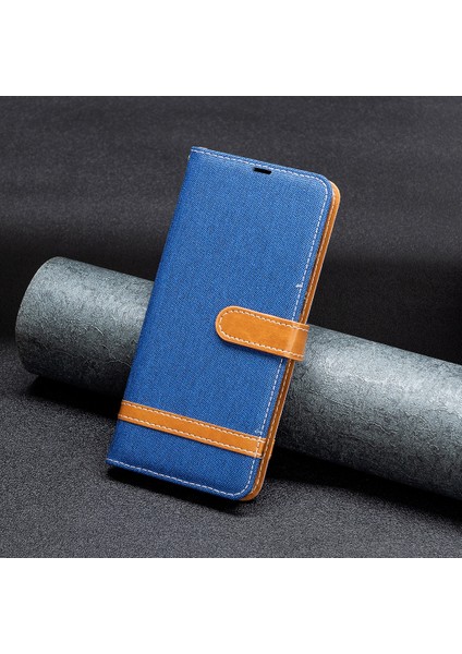 Xiaomi Için 13 Lite/civi 2 5g Kot Boya Pu Deri Cüzdan Kapağı Kapak Önleme Karşıtı Flip Standı Telefon Vaka-Sapfire (Yurt Dışından)