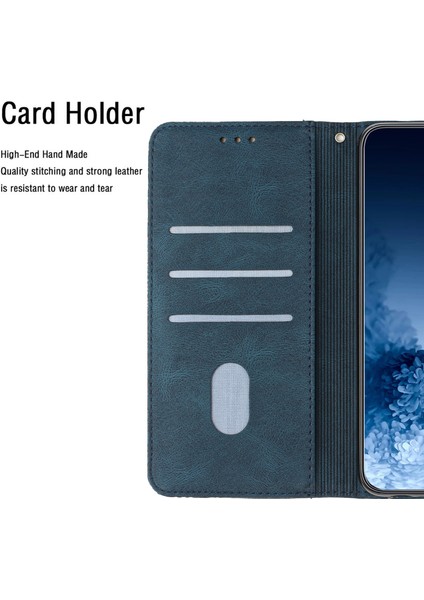 Xiaomi Için Redmi Note 12 4g Pu Deri Mandala Çiçeği Baskılı Telefon Kılıfı Cüzdan Stand Flip Cover-Blue (Yurt Dışından) fırsatları