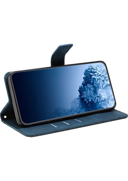 Xiaomi Için Redmi Note 12 4g Pu Deri Mandala Çiçeği Baskılı Telefon Kılıfı Cüzdan Stand Flip Cover-Blue (Yurt Dışından) indirimleri