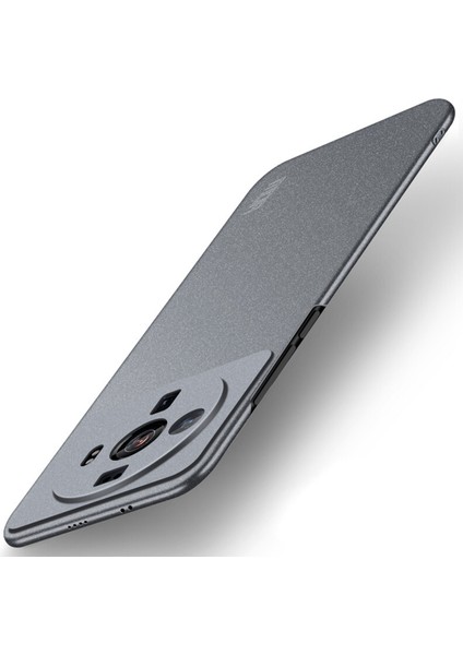 Xiaomi 12S Ultra 5g Sert Pc Arka Kapak Şoku Emici Telefon Koruyucusu Case-Grey Için Kalkan Mat Serisi (Yurt Dışından)