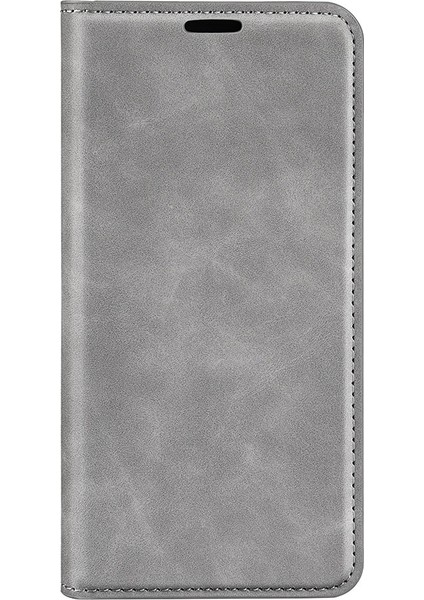 Xiaomi Redmi Için Note 12 Pro 5g/note 12 Pro Speed ​​5g/poco X5 Pro 5g Cilt Touch Pu Deri Deri Stand Telefon Kapağı Cüzdan Case-Grey (Yurt Dışından)