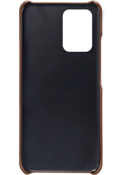 Xiaomi Redmi Için Not 11T Pro 5g/not 11T Pro+ 5g/not 12T Pro 5g/poco X4 Gt 5g/redmı K50I 5g, Tuhaf Tavuk Anti-Shock Dokulu Pu Deri Kaplama Telefon Kılıfı Iç Sert Pc Shell-Brown (Yurt Dışından)