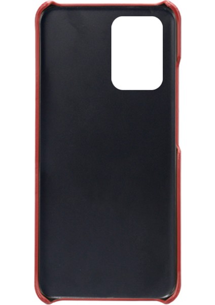 Xiaomi Redmi Için Not 11T Pro 5g/not 11T Pro+ 5g/not 12T Pro 5g/poco X4 Gt 5g/redmı K50I 5g, Tavuk Anti-Şok Anti-Shock Doku Deri Kaplama Telefon Kılıfı Iç Sert Pc Kabuk-Kırmızı (Yurt Dışından)