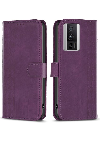 Xiaomi Redmi K60 5G/K60 Pro 5g/poco F5 Pro 5g Baskılı Desen Stand Cüzdan Telefon Deri Kılıf Durumu Doğru (Yurt Dışından)