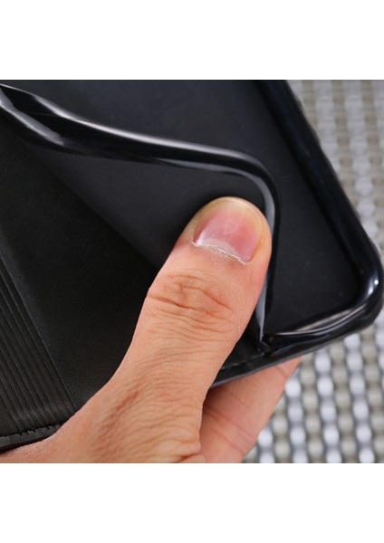 Xiaomi Için Redmi Note 12 4g Kart Tutucu Kapak Cowhide Doku Pu Deri Stand Telefon Kılıfı Kabuk-Black (Yurt Dışından)