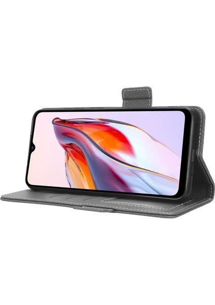 Xiaomi Redmi Için 12C 4G/11A 4g/poco C55 4g Cüzdan Telefon Stand Kapağı Litchi Doku Pu Deri Çift Manyetik Koşu Kılıf Grey (Yurt Dışından) indirimleri