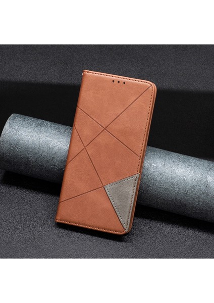 Xiaomi Poco F5 Pro 5g/redmi K60 Pro 5G/K60 5g Baskı Deseni Ekleme Tasarım Kapağı Kart Yuvaları Pu Deri+Tpu Cep Telefon Stand Kabuk-Kahverengi (Yurt Dışından) indirimleri
