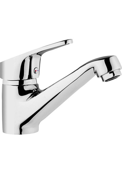 Tema Cosmo Tek Gövde Sabit Lavabo Bataryası Musluk Krom