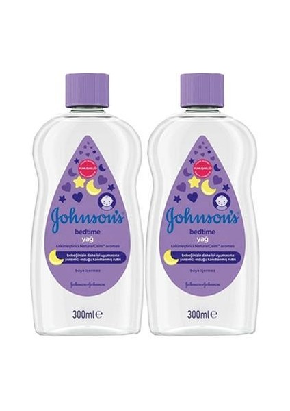 Johnson's Baby Bedtime Bebek Yağı 300 ml x 2 Adet