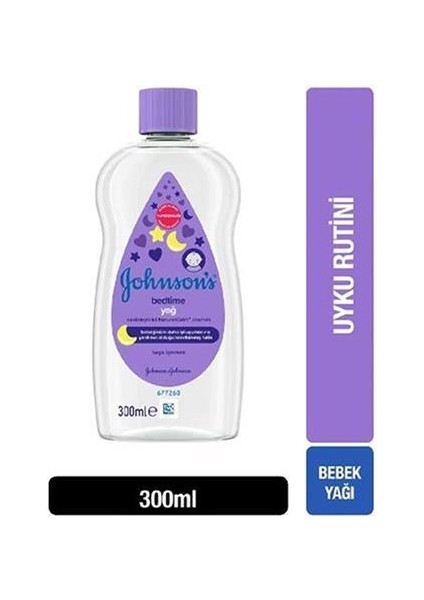 Johnson's Baby Bedtime Bebek Yağı 300 ml x 2 Adet