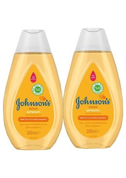 Johnson's Baby Şampuan 200 ml x 2 Adet