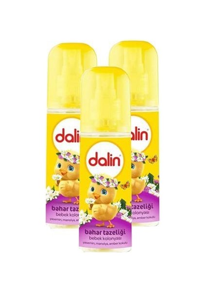 Bebek Kolonyası 150 ml Bahar Tazeliği x 3 Adet