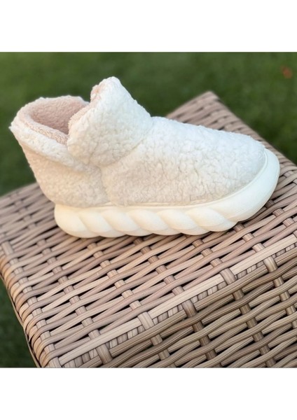 bella YÜKSEK TABANLI PAMUKLU YUMUŞACIK YIKANA BİLİR EV AYAKKABISI PANDUF