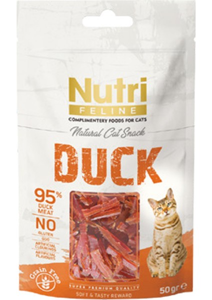 Tahılsız 50 gr Ördek Etli Kedi Ödülü 12 Adet