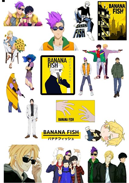 Banana Fish Sticker Set