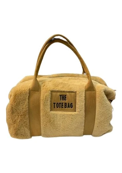 The Tote Bag Peluş Askılı Kadın El ve Omuz Çantası