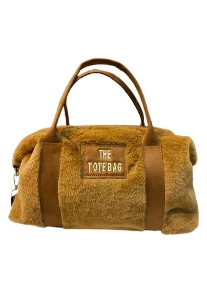 The Tote Bag Peluş Askılı Kadın El ve Omuz Çantası