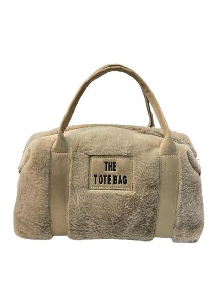 The Tote Bag Peluş Askılı Kadın El ve Omuz Çantası