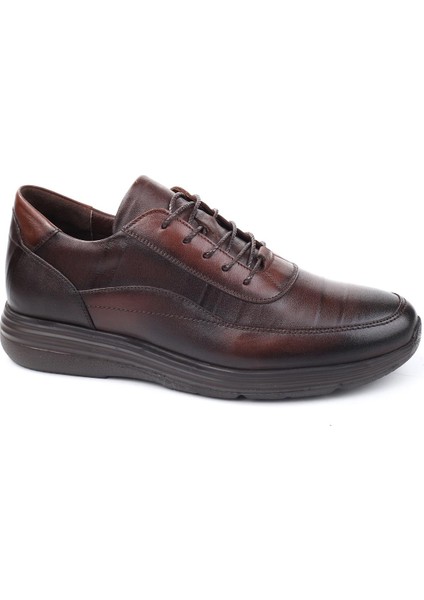 744 Deri Bağcıklı Günlük Erkek Ayakkabı