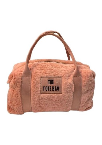 The Tote Bag Peluş Askılı Kadın El ve Omuz Çantası