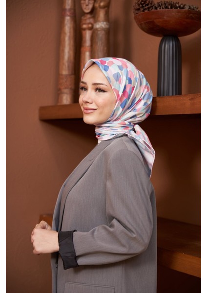 Colorday Puan Soft Eşarp Nar Çiçeği Pudra 1161-03