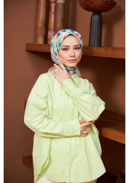 Colorday Puan Soft Eşarp Pudra Mavi 1161-11