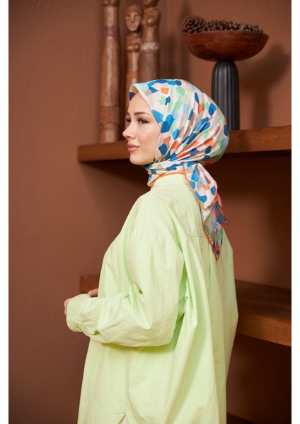 Colorday Puan Soft Eşarp Pudra Mavi 1161-11