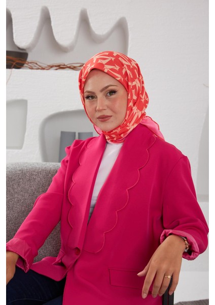 Eva Desen Eşarp Koyu PEMBE1132-15 fiyatları