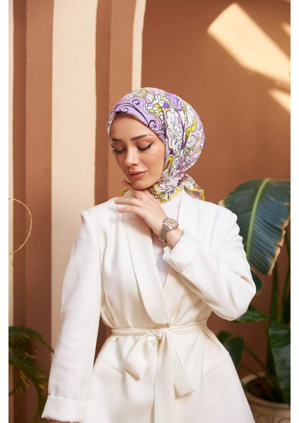 Melodi Soft Eşarp Lila 1153-03