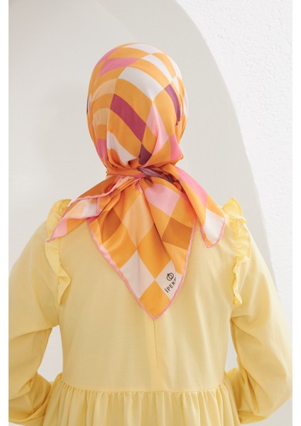 Relax Geometrik Ala Soft Eşarp Toz Pembe 1139-08 fırsatları