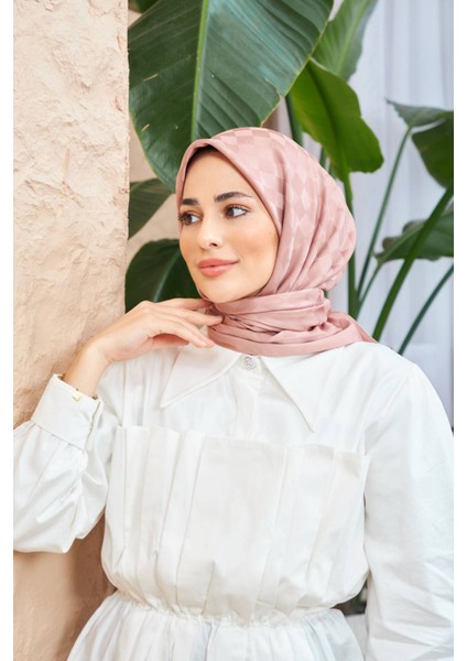 Dama Jakarlı Eşarp Gül Kurusu 9900-21 fiyatları