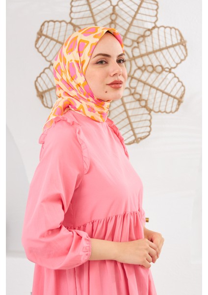 Relax Geometrik Trapz Soft Eşarp Altuni 1144-14