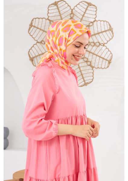 Relax Geometrik Trapz Soft Eşarp Altuni 1144-14