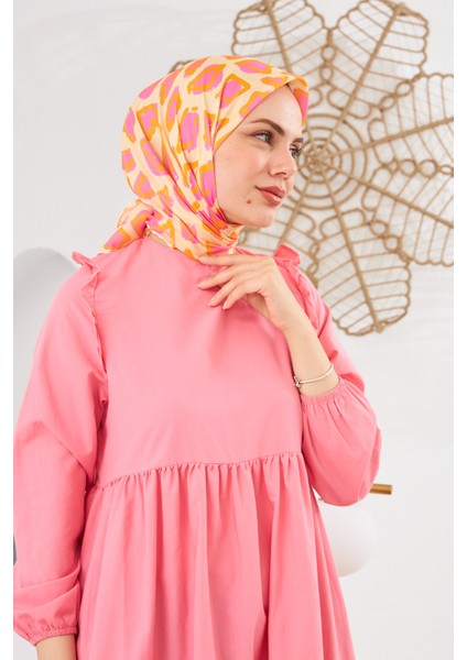 Relax Geometrik Trapz Soft Eşarp Altuni 1144-14