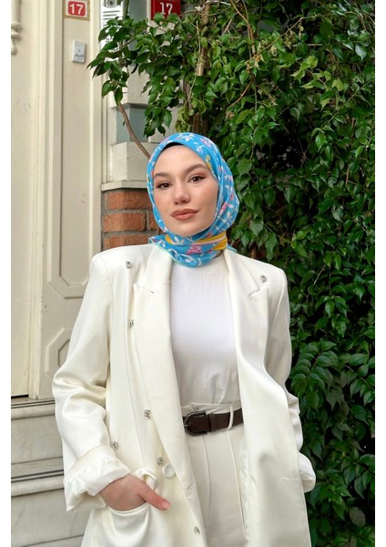 Ahu Soft Eşarp Bebe Mavi 1151-02