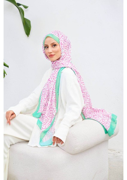 Colorday Pure Soft Şal Beyaz Pembe 3040-06 fiyatları