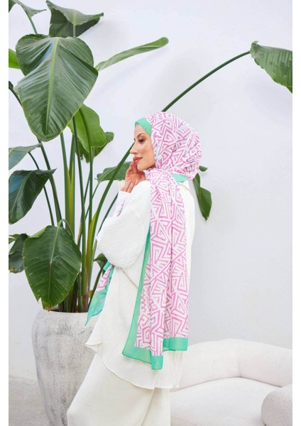 Colorday Pure Soft Şal Beyaz Pembe 3040-06 fırsatları