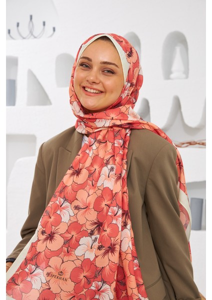 Nature Gardenya Soft Şal Şeftali Sarı 3034-14