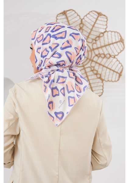 Relax Geometrik Trapz Soft Eşarp Lavanta 1144-17