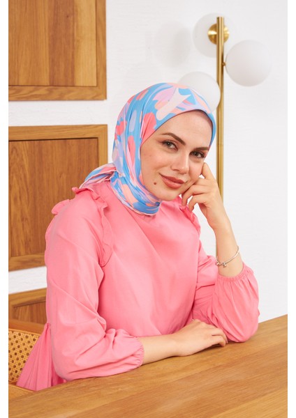 Nature Pearl Soft Eşarp Bebe Mavi 1143-10