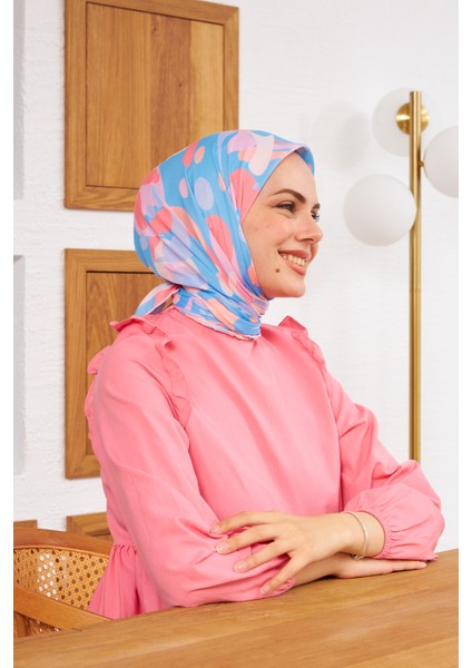 Nature Pearl Soft Eşarp Bebe Mavi 1143-10