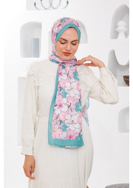 Nature Gardenya Soft Şal Su Yeşili 3034-15